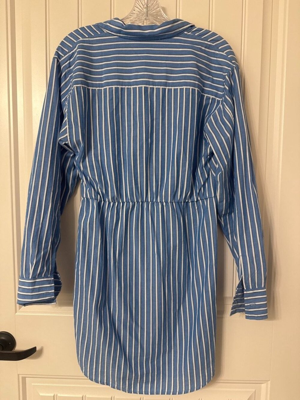 Steve Madden Women's Blue and White Dress - Picture 3 of 4
